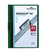 Klemmhefter DURACLIP 60 220932, A4 türkis, für ca. 60 Blatt, Polyvinylchlorid (PVC) 80g