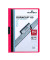 Klemmhefter DURACLIP 60 220903, A4 rot, für ca. 60 Blatt, Polyvinylchlorid (PVC)