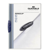 Klemmhefter SWINGCLIP 30 226007, A4 blau, für ca. 30 Blatt, Polypropylen (PP) 80g