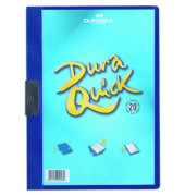 Klemmhefter DURAQUICK 20 227007, A4 blau, für ca. 20 Blatt, Polypropylen (PP) 80g