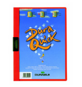 Klemmhefter DURAQUICK 20 227003, A4 rot, für ca. 20 Blatt, Polypropylen (PP) 80g