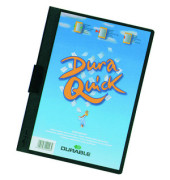 Klemmhefter DURAQUICK 20 227001, A4 schwarz, für ca. 20 Blatt, Polypropylen (PP) 80g