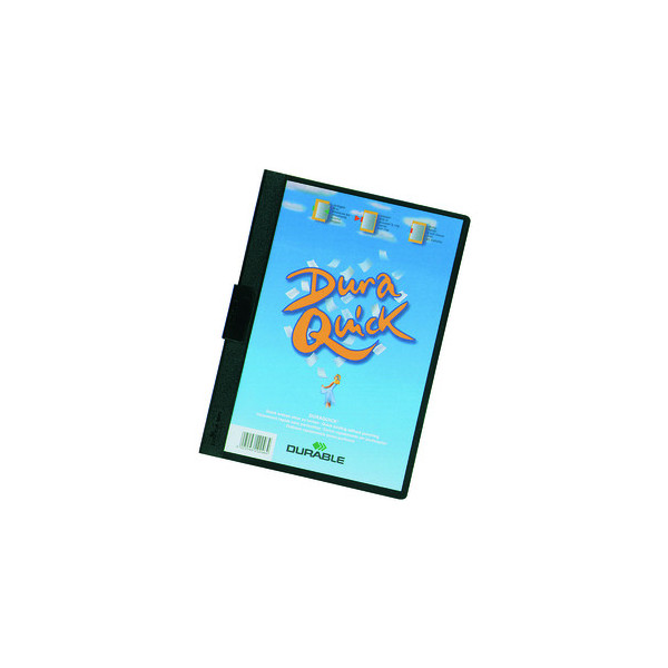 4005546202464 - Klemmhefter DURAQUICK 20 227001 A4 schwarz für ca 20 Blatt Polypropylen (PP) 80g 4005546202464 Durable