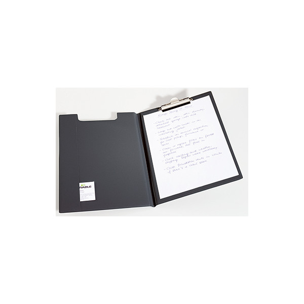 4005546211367 - Klemmbrettmappe 2357-01 A4 schwarz Karton mit PVC-Überzug  4005546211367 2357-01