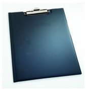 Klemmbrettmappe A5 2359-01, A5, schwarz, Karton mit PVC-&Uuml;berzug