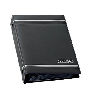 Telefonringbuch TELINDEX anthrazit 145x255mm 4-Ring Ø 20mm Telefonringbuch TELINDEX anthrazit 145x255mm 4-Ring Ø 20mm
