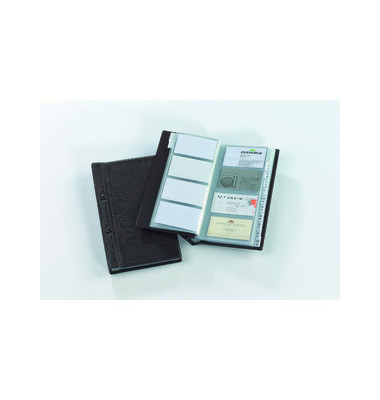 Visitenkartenalbum für 200 Karten braun 255x145mm 12-teilig Visitenkartenalbum für 200 Karten braun 255x145mm 12-teilig