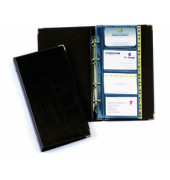 Visitenkartenringbuch VISIFIX schwarz für 200 Karten 25 Hüllen