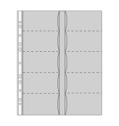 2389 Visitenkartenhüllen A4 transparent für 20 Karten 