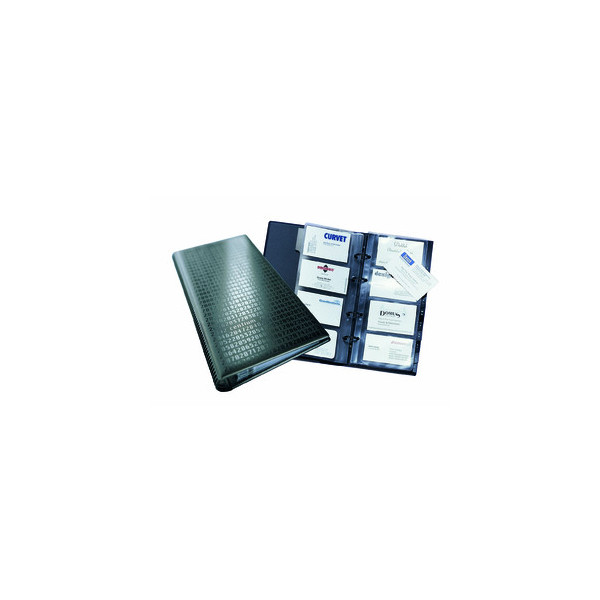 4005546223223 - Visitenkartenringbuch VISIFIX Centium schwarz für 200 Karten 25 Hüllen 4005546223223 Durable