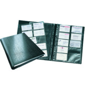 Visitenkartenringbuch VISIFIX Centium A4 schwarz 400 Karten 20 Hüllen