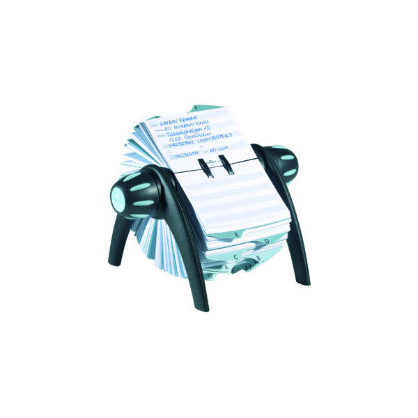 4005546206349 - DURABLE Telefonkarten-Rollarchiv Telindex® DIN A7 500 Karten Schwarz 215 x 185 x 12 cm