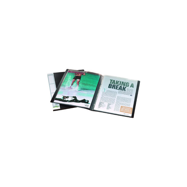 4005546241128 - Sichtbuch Duralook Plus 2421-01 schwarz A4 mit 10 Hüllen Polypropylen (PP) 4005546241128 Durable
