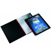 Sichtbuch Duralook Easy Plus 2427-01, schwarz, A4, mit 20 Hüllen, Polypropylen (PP)