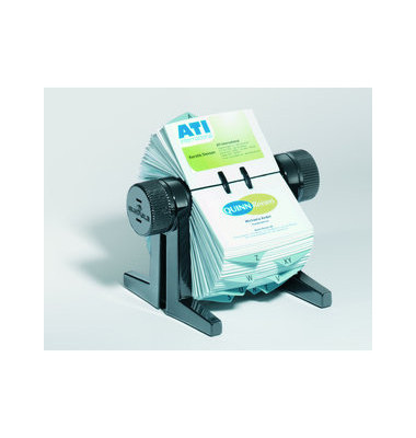 Rollkartei VISIFIX CUBO A - Z für 300 Karten schwarz Rollkartei VISIFIX CUBO A - Z für 300 Karten schwarz