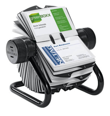 VISIFIX Rollkartei schwarz VISIFIX Rollkartei schwarz