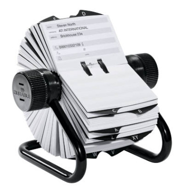 TELINDEX Rollkartei schwarz TELINDEX Rollkartei schwarz
