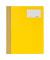 Schnellhefter 250004, A4+, gelb, Polyvinylchlorid (PVC), Vorderdeckel opak