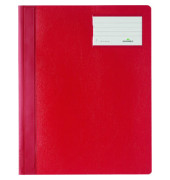 Schnellhefter Serie 2500 250003, A4+, rot, Polyvinylchlorid (PVC), Vorderdeckel opak