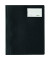 Schnellhefter Serie 2500 250001, A4+, schwarz, Polyvinylchlorid (PVC), Vorderdeckel opak