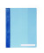 Schnellhefter 251006, A4+, blau, Polyvinylchlorid (PVC), Vorderdeckel transparent