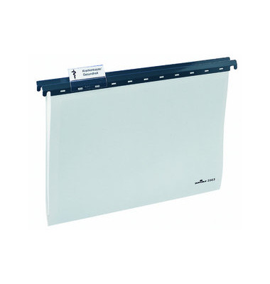 Hängemappe A4 PP-Kunststoff grau 2563 25 Stück