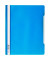 Schnellhefter 257006, A4+, blau, Polyvinylchlorid (PVC), Vorderdeckel transparent