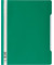 Schnellhefter Standard 257005, A4+, grün, Polyvinylchlorid (PVC), Vorderdeckel transparent