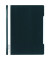 Schnellhefter Standard 257001, A4+, schwarz, Polyvinylchlorid (PVC), 80g, Vorderdeckel transparent