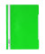 Schnellhefter Standard 257305, A4, grün, Polypropylen (PP), Vorderdeckel transparent