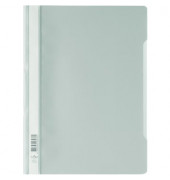 Schnellhefter Standard 257310, A4, anthrazit, Polypropylen (PP), Vorderdeckel transparent