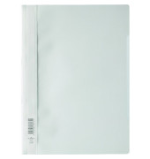 Schnellhefter Standard 257302, A4, wei&szlig;, Polypropylen (PP), 80g, Vorderdeckel transparent