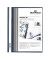 Schnellhefter DURAPLUS 257907, A4+, dunkelblau, Kunststoff, 80g, Vorderdeckel transparent