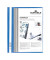 Schnellhefter DURAPLUS 257906, A4+, blau, Polypropylen (PP), 80g, Vorderdeckel transparent