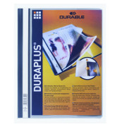 Schnellhefter DURAPLUS 257910, A4+, grau, Polyvinylchlorid (PVC), Vorderdeckel transparent