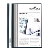 Schnellhefter Duraplus A4+ überbreit schwarz PVC Kunststoff kaufmännische Heftung bis 200 Blatt