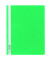 Hängehefter Schnellhefter 2580 A4 grün Hartfolie kaufmännische Heftung transparenter Vorderdeckel