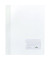 Schnellhefter DURALUX TRANSLUZENT 268002, A4+, wei&szlig;, Kunststoff, 80g, Vorderdeckel transparent
