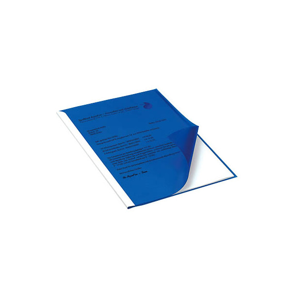 4005546291109 - Klemmschienenhüllen 2919 06 A4 blau für ca 100 Blatt PVC-Hartfolie 4005546291109 50 Stück