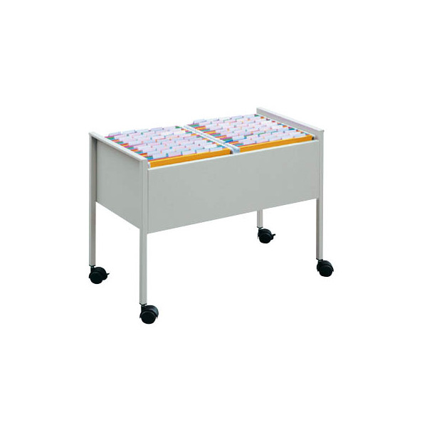 8710968171910 - Hängemappenwagen ECO100 DUO A4 lgrau 760x400x592 2-bahnig 8710968171910 Durable 308210