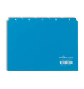 25-tlg DURABLE Karteiregister Leitregister A-Z DIN A5 quer 5/5-Teilung blau 
