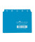 Leitregister Kunststoff A-Z A7-quer blau 25-teilig