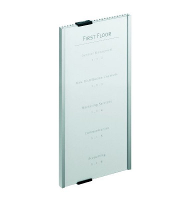 Türschild Info Sign silber 149 x 297mm Türschild Info Sign silber 149 x 297mm
