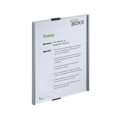 Türschild Info Sign silber 210 x 297mm
