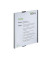 Türschild Info Sign silber 210 x 297mm