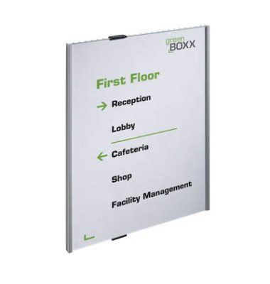 Türschild Info Sign A3 hoch silber 420 x 297mm Türschild Info Sign A3 hoch silber 420 x 297mm