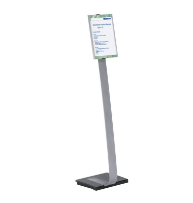 Bodenaufsteller A4 INFO SIGN STAND Silber 4812