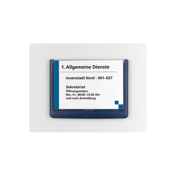 4005546405070 - Türschild CLICK SIGN dunkelblau 149 x 1055mm 4005546405070 Durable