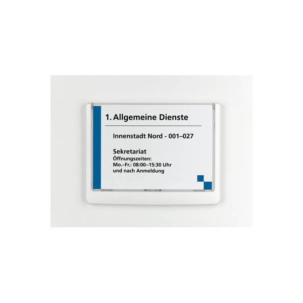 4005546405056 - DURABLE Türschild CLICK SIGN Kunststoff weiß 149 x 1055  cm 1 St