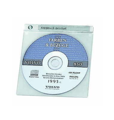 CD/DVD-Hüllen TopCover für CD/DVD transparent PP-Folie 10 Stück